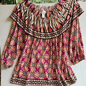 Mulit-color CHICO's Top